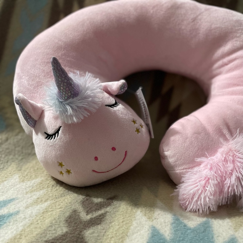 NWT Unicorn neck pillow